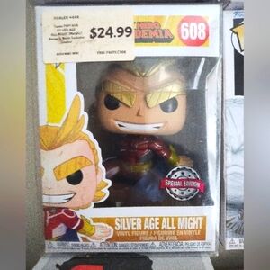 Silver age All might Funko pop